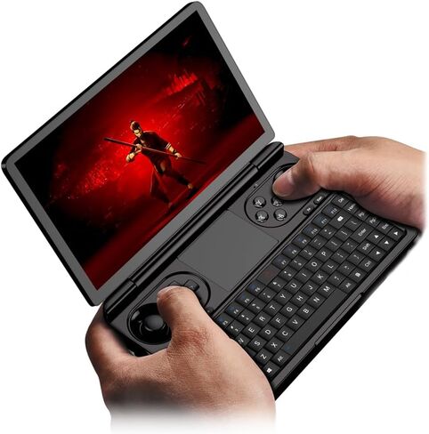 GPD Win Mini 2025 [Black-AMD AI 370-32GB+2TB] 7 Inches Mini Handheld Win 11 PC Video Game Console Gameplayer 1920X1080 Touchscreen Laptop Tablet PC in Kuwait