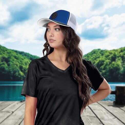 قبعة Pacific Headwear Standard Trucker Pacflex، أخضر داكن/جرافيت/جرافيت، صغير in Kuwait