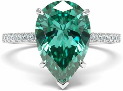 1pc Elegant Teardrop Shaped Ring Classy Jewelry for Women Perfect for Daily Wear Romantic Date Night Christmas Gifts for Women Classic Charm and Sophistication Ideal in Kuwait