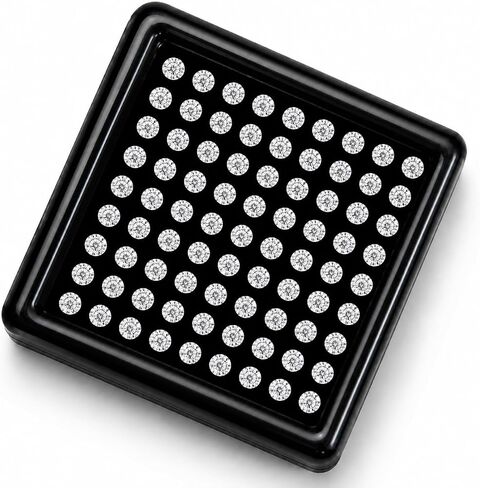 2MM Round Lab-Created Diamond, D Color VVS1, GIE Certified, 90 Pieces Loose Stones for Jewellery Making in Kuwait