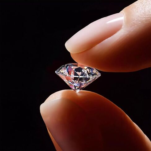 2MM Round Lab-Created Diamond, D Color VVS1, GIE Certified, 90 Pieces Loose Stones for Jewellery Making in Kuwait