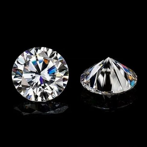 2MM Round Lab-Created Diamond, D Color VVS1, GIE Certified, 90 Pieces Loose Stones for Jewellery Making in Kuwait