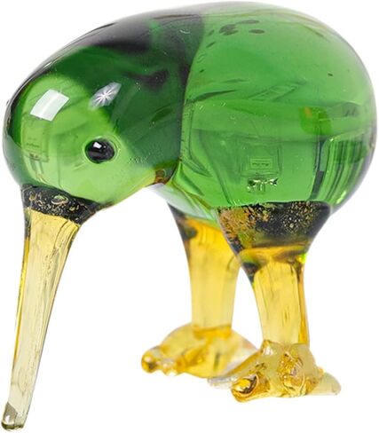 Veemoon Crystal Birds Figurines Glass Bird Desktop Ornaments Hand Blown Glass Art Crafts Miniature Bird Statue for Home, Office, Car Interior Decoration in Kuwait