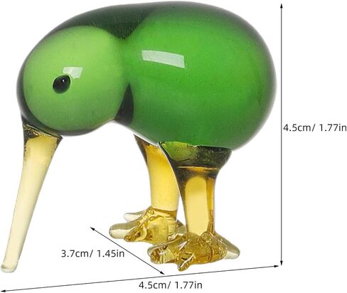 Veemoon Crystal Birds Figurines Glass Bird Desktop Ornaments Hand Blown Glass Art Crafts Miniature Bird Statue for Home, Office, Car Interior Decoration in Kuwait