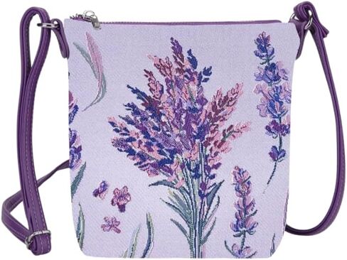 حقيبة كروس صغيرة للنساء بتصميم زهور لافندر من سيجناري (SLING-LAVENDER) in Kuwait