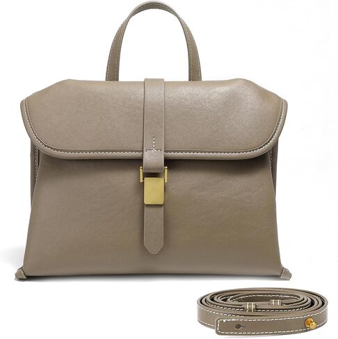 Genuine Leather Crossbody Bags for Women, Soft Handbags Shoulder Bag Top Handle Bag for Women | Crossbody Purse in Saudi Arabia