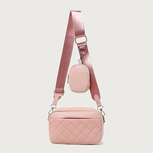 Crossbody Bags for Women, Small PU Leather Phone Purse with Adjustable Strap, Wallet Case with Zipper Pockets in Kuwait