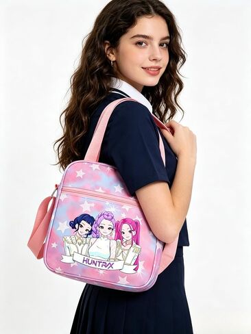 For Demon Hunters mini crossbody bag, For Korean idol,also a shoulder bag, features a cartoon pattern design. in Saudi Arabia
