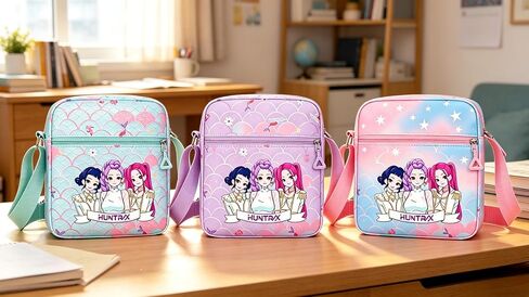 For Demon Hunters mini crossbody bag, For Korean idol,also a shoulder bag, features a cartoon pattern design. in Saudi Arabia