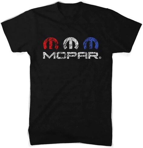 تي شيرت Mopar RWB بشعار - 100% قطن، قميص سيارة العضلات العتيق، قصة عصرية باللون الأسود in Kuwait