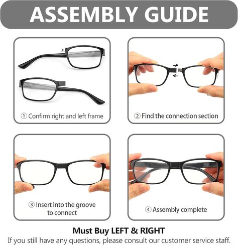 Myiaur Reading Glasses for Women Men, Blue Light Blocking Readers with Separate Left Right Eye Strength Selection in Saudi Arabia