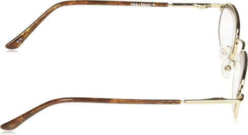 Vera Wang Women's Beryllium BRLMBU25 Oval Reading Glasses, Gold, 2.5 in Saudi Arabia