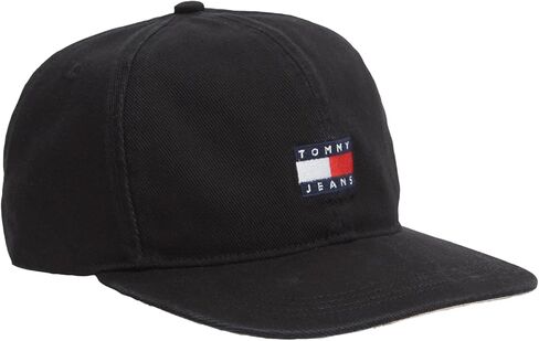 Tommy Jeans Men's Tommy Jeans Hats for Men | Cotton Flag Logo Adjustable Baseball Cap in Saudi Arabia