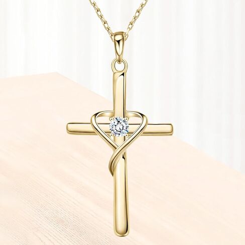 Elegant Cross Necklace for Women and Men,Perfect for Easter or Holiday Gifts in Kuwait