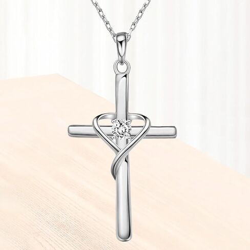 Elegant Cross Necklace for Women and Men,Perfect for Easter or Holiday Gifts in Kuwait