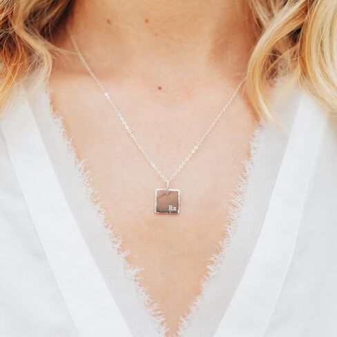HOPE LOVE SHINE Doctor Pharmacy Necklace 14K Gold Vermeil Sterling Silver Message Card Gift in Saudi Arabia