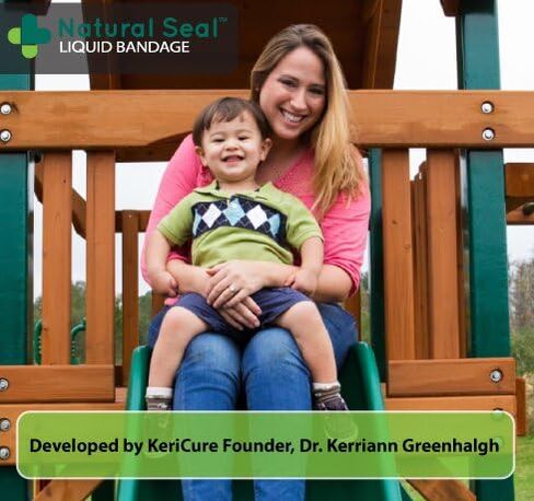 KeriCure's Natural Seal Spray on Bandage with Itch Relief, 1oz First Aid Barrier, Soothing, Protective, Moisturizing Liquid Bandage for Kids, Woman Owned Small Business in Saudi Arabia