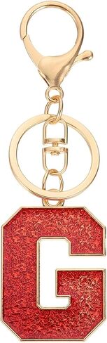 PATIKIL Initial Letter Keychain, A-Z Alphabet Keyring Metal Key Chain for Women or Girls Keys Purse Handbags Backpacks Bags in Kuwait
