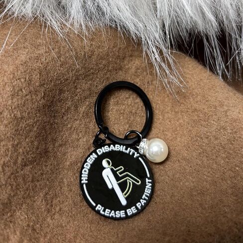Hidden Disability Keychain Hidden Disabilities Gifts Chronic Illness Awarenesss Mental Health Awareness Keyring Christmas Birthday Gift in Kuwait