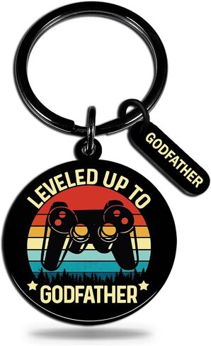 igvean Godfather Gift God Father Gifts for Men Funny Keychain for Men Fathers Day Birthday Gifts for Godfather God Father's Gift from Godchild Christmas Valentine's Day Present in Saudi Arabia