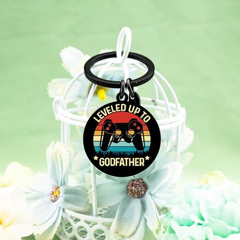 igvean Godfather Gift God Father Gifts for Men Funny Keychain for Men Fathers Day Birthday Gifts for Godfather God Father's Gift from Godchild Christmas Valentine's Day Present in Saudi Arabia