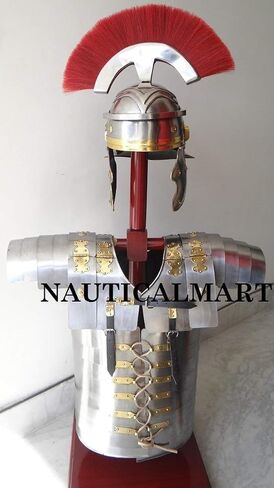 درع Segmenta Segmenta الروماني من Lorica + زي درع خوذة Centurion الروماني in Kuwait
