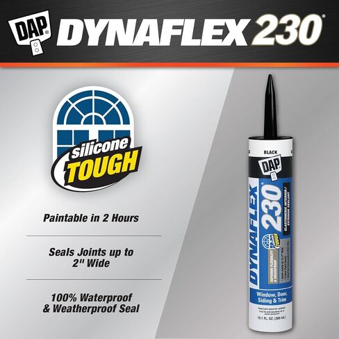 DAP 7079818280 DYNAFLEX 230 Black Raw Building Material, 10.1 oz in Kuwait