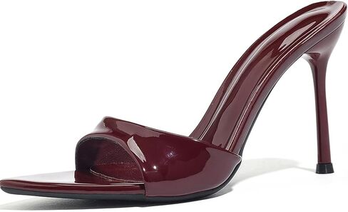 Women'S Pointed Open Toe Stiletto High Heels Dress Mules Sexy Leather Slip On Slingback Backless Heeled Slide Sandals Party Wedding Daily Dress Pumps in Kuwait