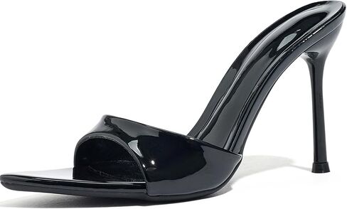 Women'S Pointed Open Toe Stiletto High Heels Dress Mules Sexy Leather Slip On Slingback Backless Heeled Slide Sandals Party Wedding Daily Dress Pumps in Kuwait