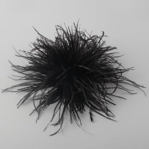 Feather Flower Brooches and Pins for Women Elegant Feather Brooch Floral Lapel Pins Dainty Shawl Pin Wedding Party Dance Dress Suit Accessories Jewelry Costume in Saudi Arabia