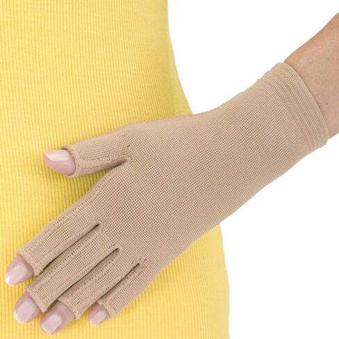Medi Mondi Esprit Full-Finger Compression Gloves : Caramel Size III in Saudi Arabia