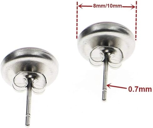 DianaL Boutique Stainless Steel 2-tone Yin Yang Symbol Earrings Stud Gift Boxed Fashion Jewelry in Kuwait