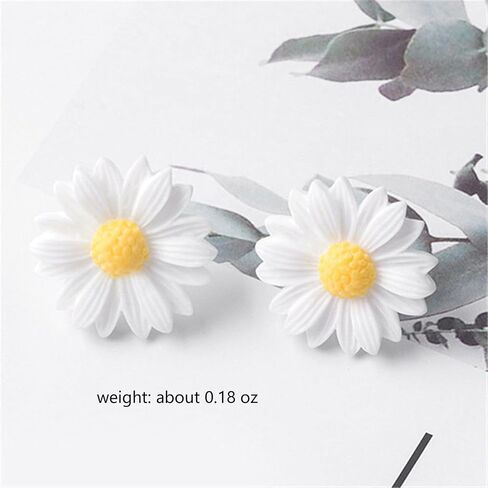 Daisy Flower Stud Earrings Cute Daisy Flower Earrings for Women in Saudi Arabia