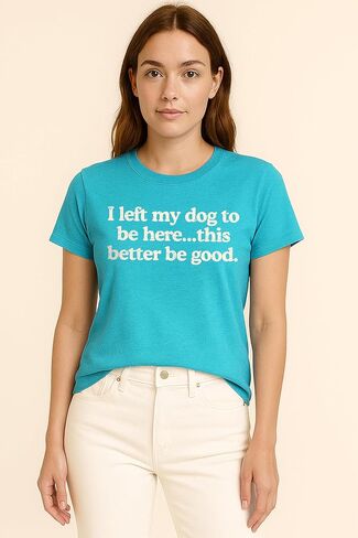 Classy Mood Dog Mom T-Shirt for Women – Cute Pet Lover Saying Shirt – Funny Gift for Dog Mother in Saudi Arabia