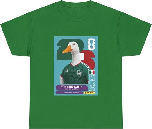 Merlin the Duck Pato Mundialista World Cup Mexico T-Shirt Turf Green in Kuwait