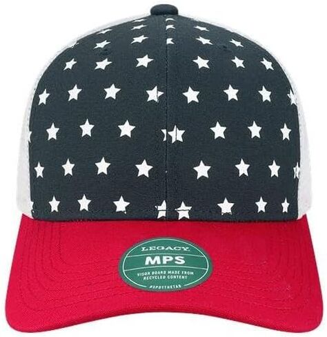 قبعة Legacy MPS Mid-Pro Snapback Trucker، قبعة شبكية خلفية، عبوات فردية أو كبيرة الحجم in Kuwait