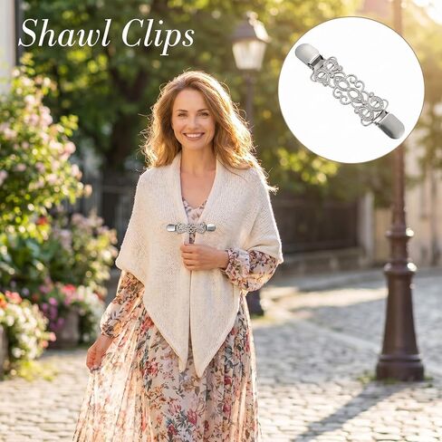 7 PCS Clothing Cinch Clips, Vintage Waist Cincher Clip Retro Dress Clips Back Cinch Set, Pant Waist Tightener Shirt Tightener Clip Fit Sweater, Shawl, Cardigan, Dress, Pant, Clothes for Women in Saudi Arabia