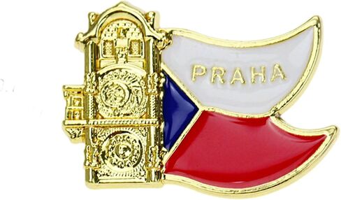 National Flag Enamel Pin, Gold Metal Cathedral Building Brooch Badge, 1.06 Inch in Saudi Arabia