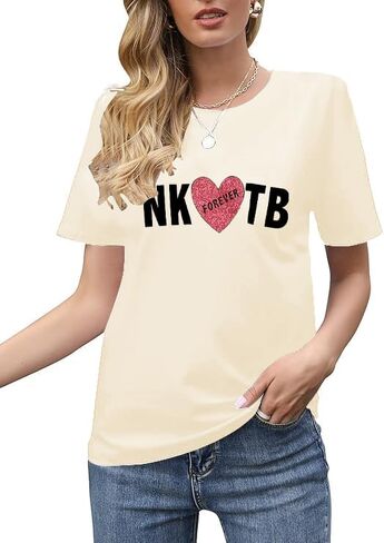Contry Music Shirt Concert Shirts: Nk Forever TB Letter Printed 80s Outfits Casual Short Sleeve Outfits in Saudi Arabia