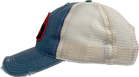 Top Gun Maverick Arch Pill Patch Adjustable Snapback Cotton Twill Vintage Trucker Hat - Unisex for Men and Women in Kuwait