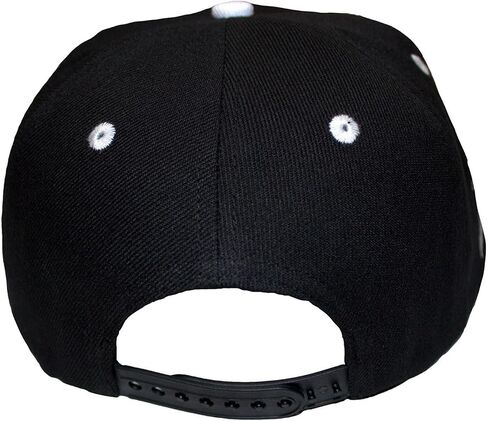 Rock Off Metallica - Unisex The Shortest Straw Multi Eyes Snapback Cap, Color Black/Grey, Size: O/S in Saudi Arabia