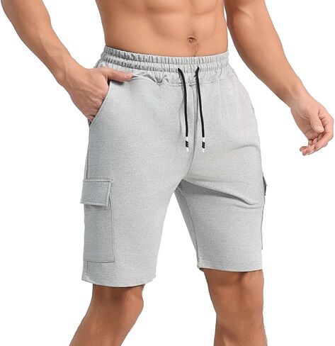 Punwet Men's Sport Shorts, Athletic Pants for the Gym, Running and Fitness Training, Featuring deep Pockets in Saudi Arabia