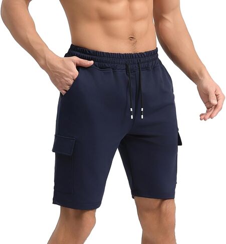 Punwet Men's Sport Shorts, Athletic Pants for the Gym, Running and Fitness Training, Featuring deep Pockets in Saudi Arabia