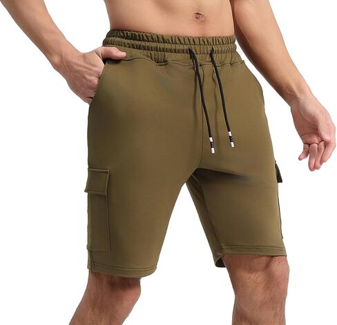 Punwet Men's Sport Shorts, Athletic Pants for the Gym, Running and Fitness Training, Featuring deep Pockets in Saudi Arabia