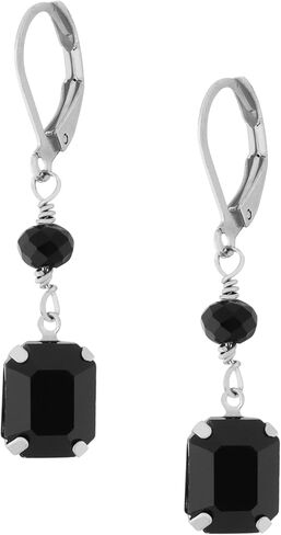 Sacina Teardrop Hoop Earrings, Gothic Emo Grunge Vintage Earrings, Goth Jewelry, Halloween Christmas Jewelry Gift in Kuwait