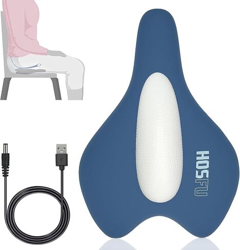 Kegel Exerciser for Men, Sit-On-Top Kegel Exerciser,Used for Bladder Support Tightening and strengthening Muscle Control Training, Hip Muscle Endurance and Kegel Relaxation Training（Blue） | easy to use in Kuwait