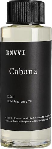 Hotel Diffuser Oil Cabana - The Iconic 5-Star Hotel Coastal Blend - Lemon Bergamot Sea Breeze - 120 mL Premium Fragrance Oil for Ultrasonic and Waterless Diffusers and Crafting in Kuwait