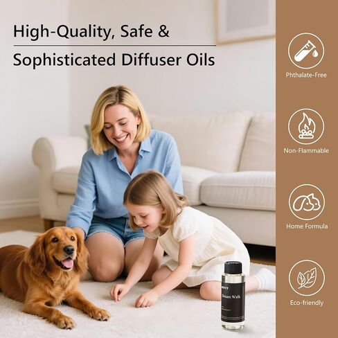 Hotel Diffuser Oil Cabana - The Iconic 5-Star Hotel Coastal Blend - Lemon Bergamot Sea Breeze - 120 mL Premium Fragrance Oil for Ultrasonic and Waterless Diffusers and Crafting in Kuwait