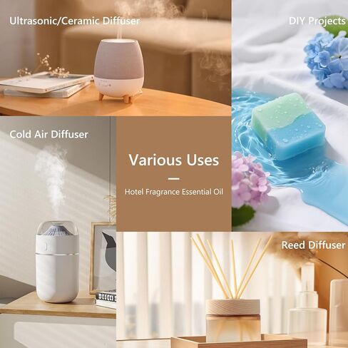 Hotel Diffuser Oil Cabana - The Iconic 5-Star Hotel Coastal Blend - Lemon Bergamot Sea Breeze - 120 mL Premium Fragrance Oil for Ultrasonic and Waterless Diffusers and Crafting in Kuwait