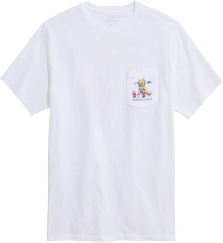 Vineyard Vines Men's Pup Cup Short-Sleeve Pocket Tee in Kuwait